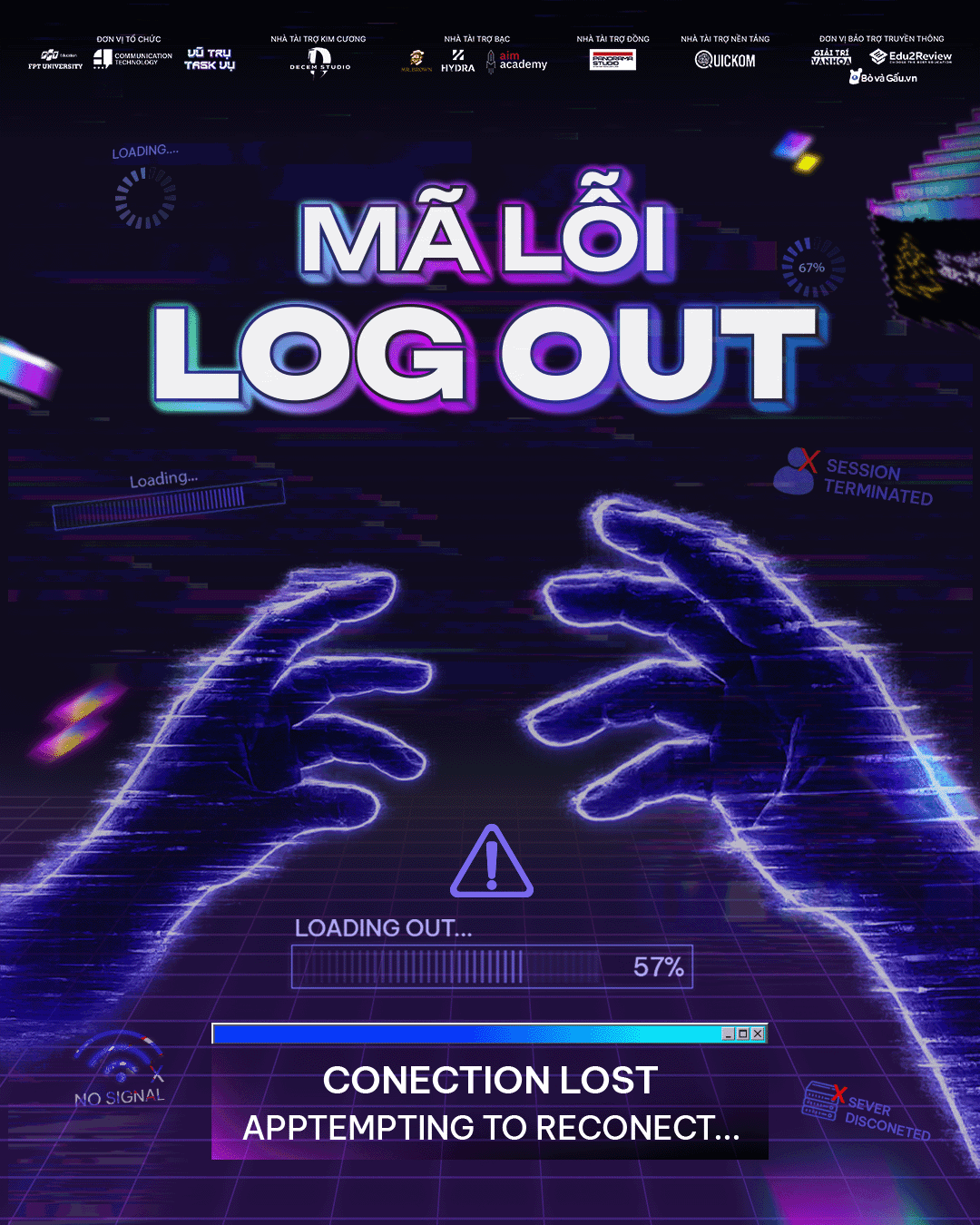 Preview mã lỗi LOG OUT